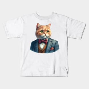 The Orange Tabby Tycoon Kids T-Shirt